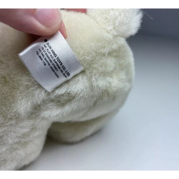 Vintage Sun Hing Snoopy Plush Peanuts 7” Brown Cream Blue Scarf Stuffed Dog - Picture 11 of 12